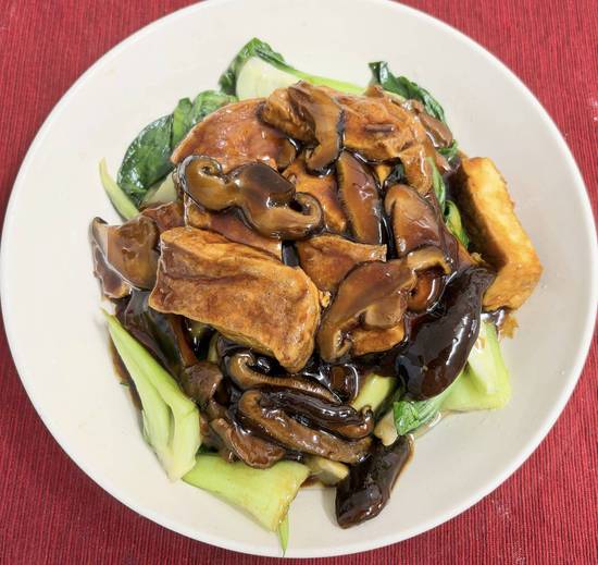 Bean Curd with Mushroom 冬菇扒豆腐